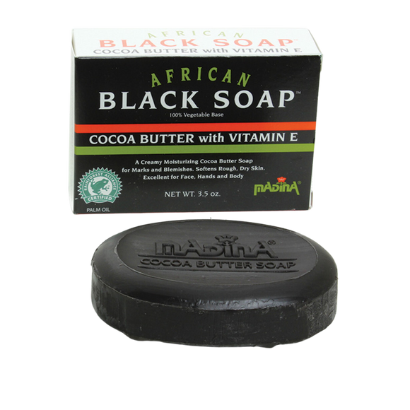 African Cocoa Butter Black Soap