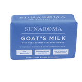 Sunaroma Goat Milk, with Shea Butter and Manuka Honey, 100% Vegetable Base, Natural Bath Soap