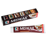 Miswak 5-In-1 contains Moringa Oil, Cinnamon Oil, Miswak, Olive Oil & Honey Toothpaste