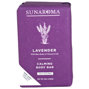 Sunaroma Lavender Soap, Natural Ingredients of Shea Butter and Vitamin E Oil
