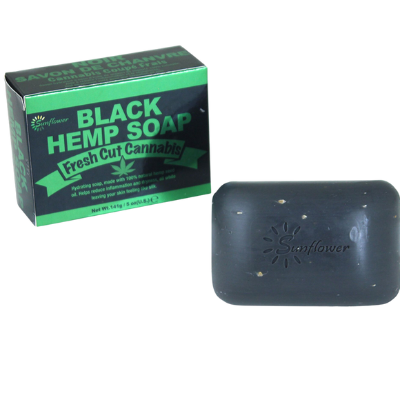 Fresh Cannabis Black Hemp Soap