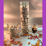 Naughty Candles, Unique Gifts for Him & Her, Adult Humor, Naughty Gifts for him Candles, Naughty Shot Glasses, Custom Shot glasses, custom candles, personalized shot glasses - Evolve Boutique 