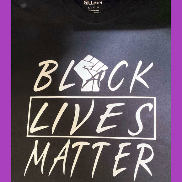 Black Lives Matter T-Shirt, BLM, African American Clothing, Urban Clothing - Evolve Boutique 