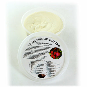 Raw Mango Butter,  Decrease Signs of Aging, Wrinkles, Softens Skin, Reduces Scars, Protect Against UV Radiation - Evolve Boutique 