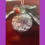 Memorial Christmas Tree Ornaments, Personalize Christmas Tree Ornaments, Tree Decorations, Unique Handmade Christmas Gifts, Memorial Gifts - Evolve Boutique 